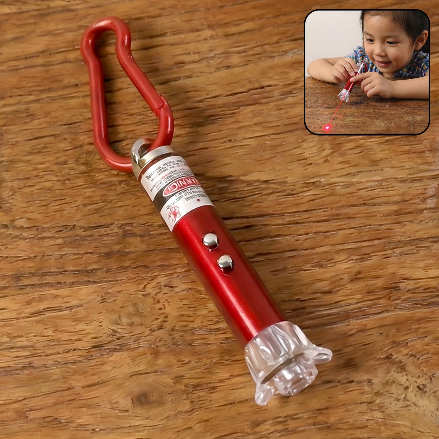 01_013b57fe-522e-47de-ab66-fcb0a79ab9b3.jpg 4 in1 Laser Light, LED Flashlight + Torch Keychain + Laser Pointer - Image 1