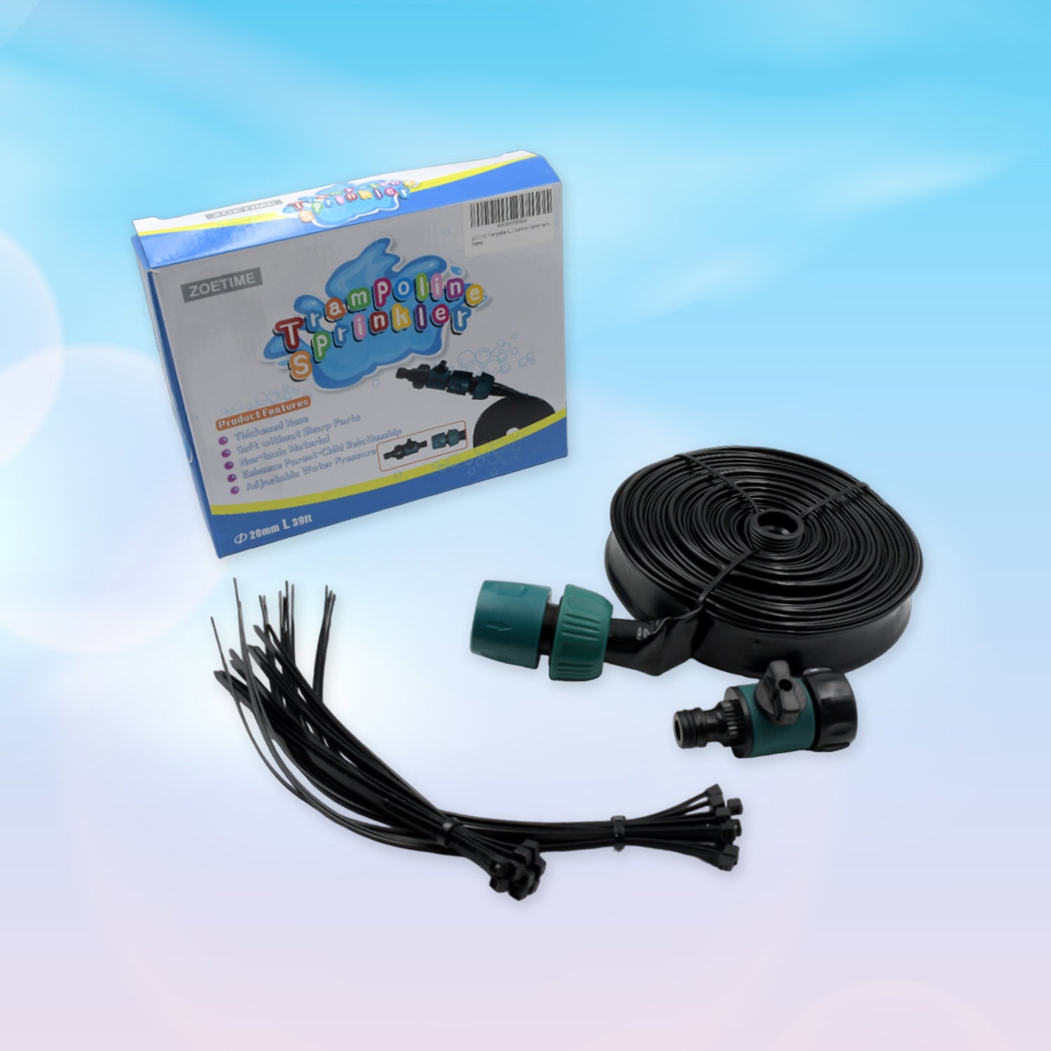 01_13ea17d7-157e-47e2-9a06-20011b261708.jpg Trampoline Sprinkler for Kids (39ft) - Image 1
