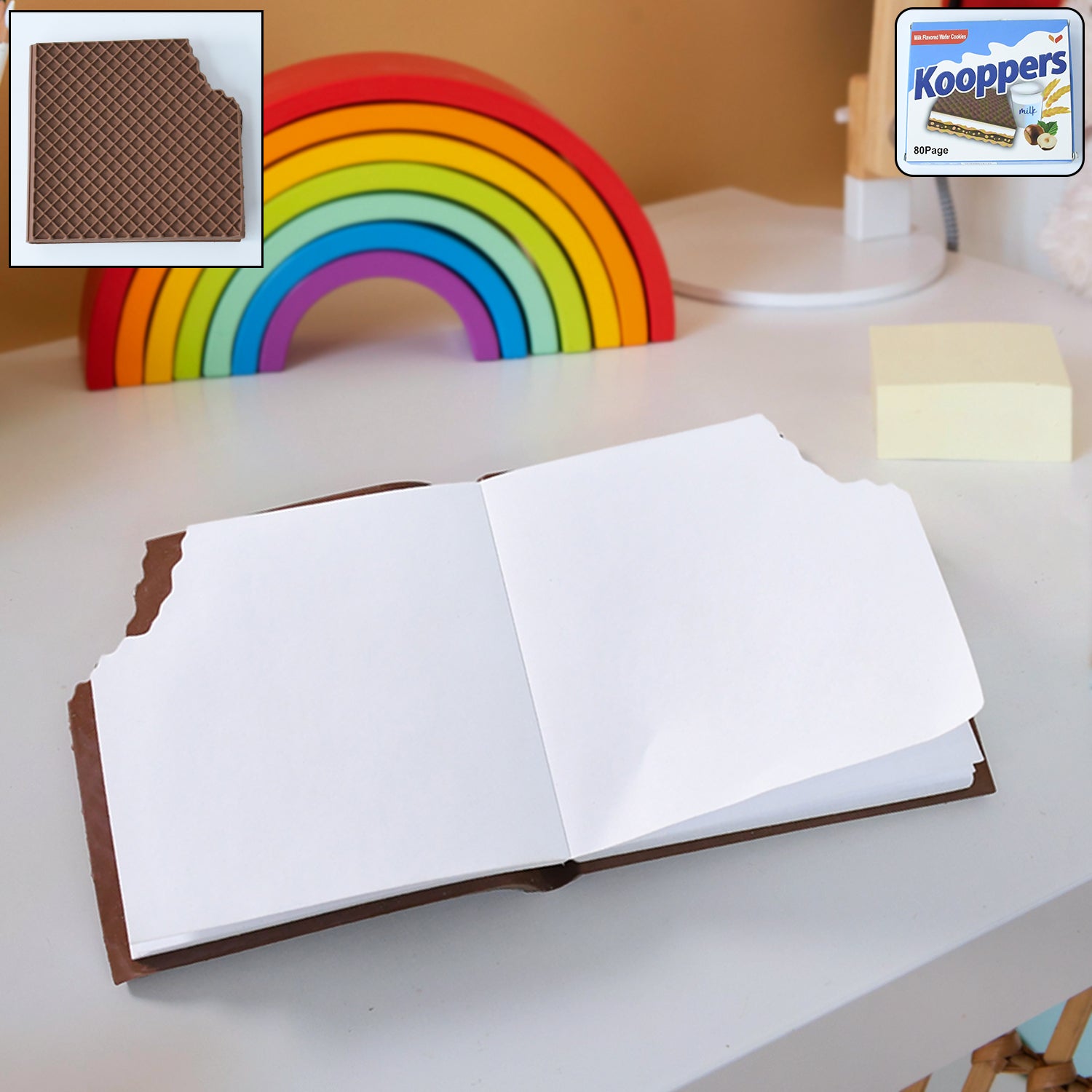 01_219312eb-3ffc-4cc0-ad33-5311bd1e3f7f.jpg Chocolate Diary Notebooks Original Chocolate Smell Writing Book ( 1Pc Book ) - Image 1