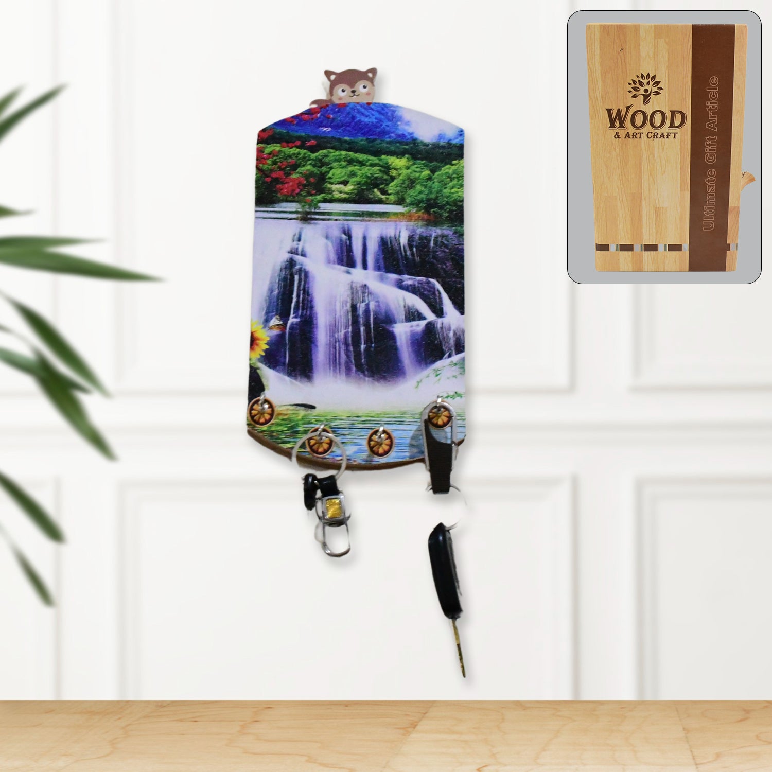 01_24d9e314-51fd-4969-a294-8b18c1eed8ce.jpg Decorative Wooden Vertical Scenery with Hooks for Wall Hanging - Image 1