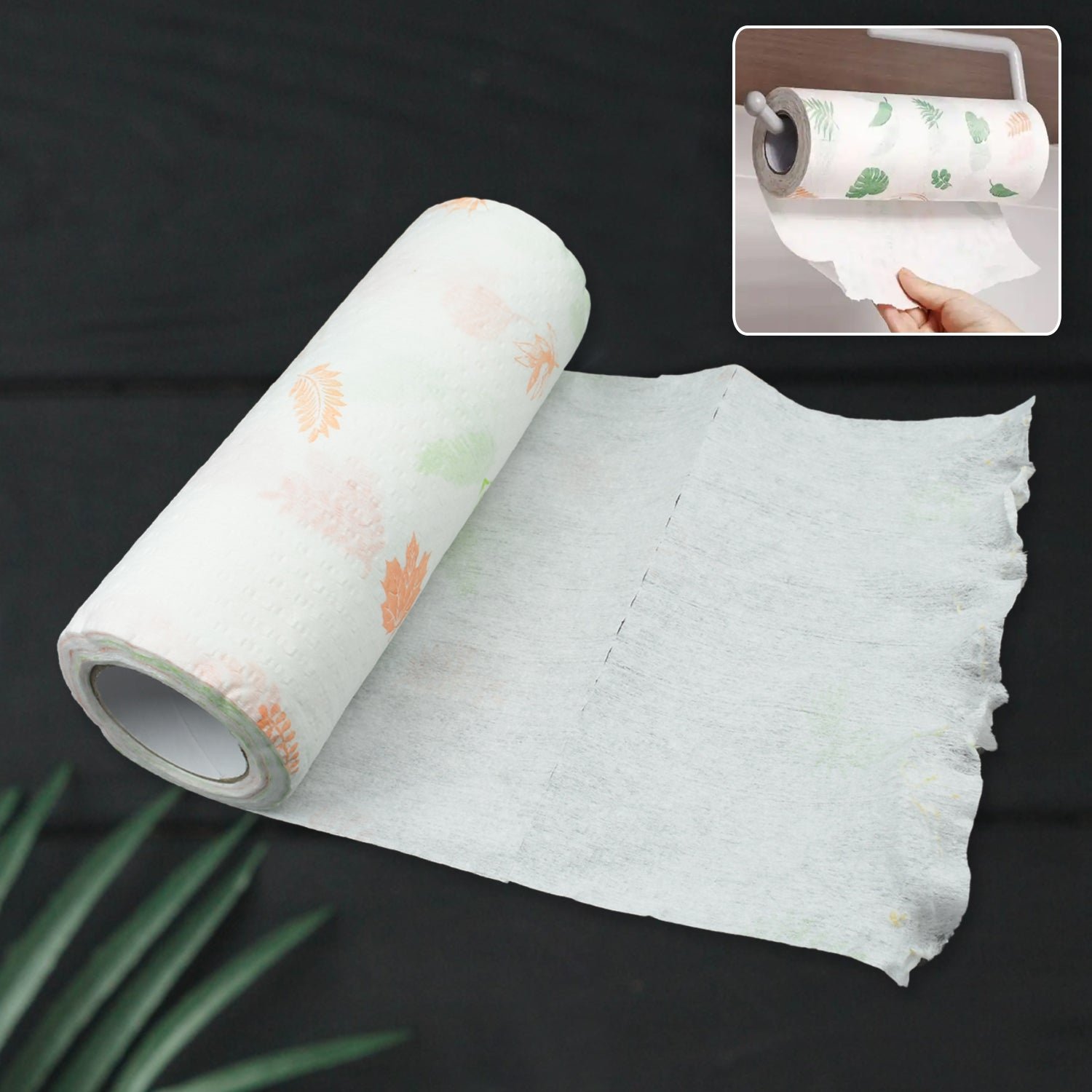 01_2d9e2683-3f7b-4d1b-bcc1-6e18e4cb1a45.jpg Non Woven Reusable Tissue Roll Oil Absorbing Paper Towel 40 sheets / Pulls - Image 1