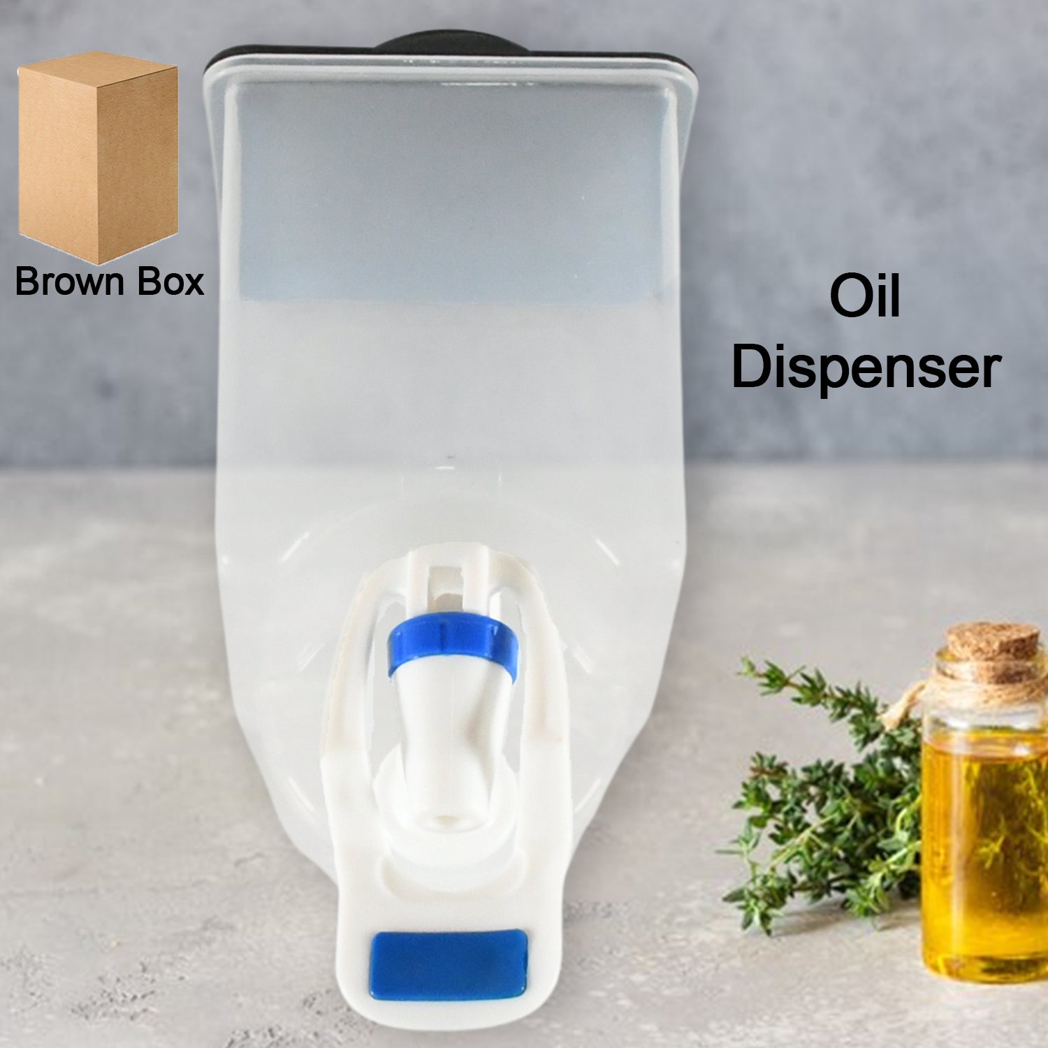 01_46be4c4e-f83a-4a49-9ea9-1a76a998c916.jpg Wall Mounted Oil Dispenser Bottle (1100ml Approx) - Image 1