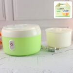 Green Electric Yogurt Maker for Household and Kitchen Use