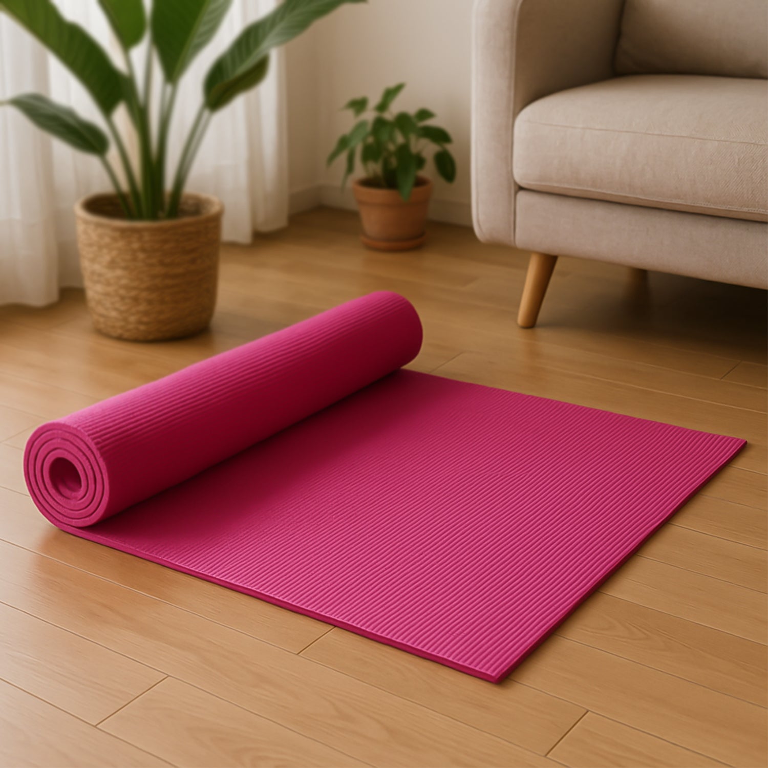 01_93e31c2f-49c6-4476-b111-9da17b6ee048.jpg Yoga Mat Eco-Friendly for Fitness & Gym – Non-Slip Exercise Mat (180x60cm) - Image 1