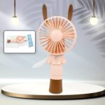 Portable Small Fan Handheld Without Battery & USB Cable Hand Press Fan (1 Pc)