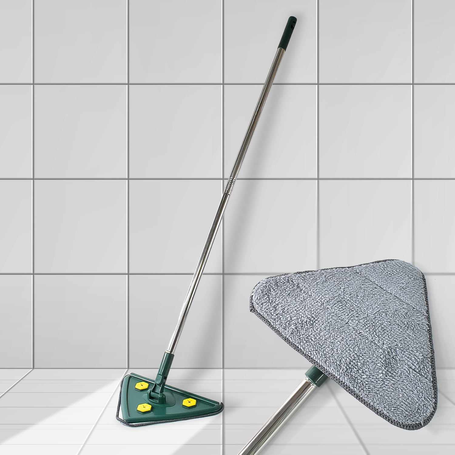 01_dfb3c5cf-f186-4b38-ad5b-20a521726922.jpg 2-in-1 Extendable Triangle Mop – 360° Rotating Telescopic Mop (1 Pc) - Image 1