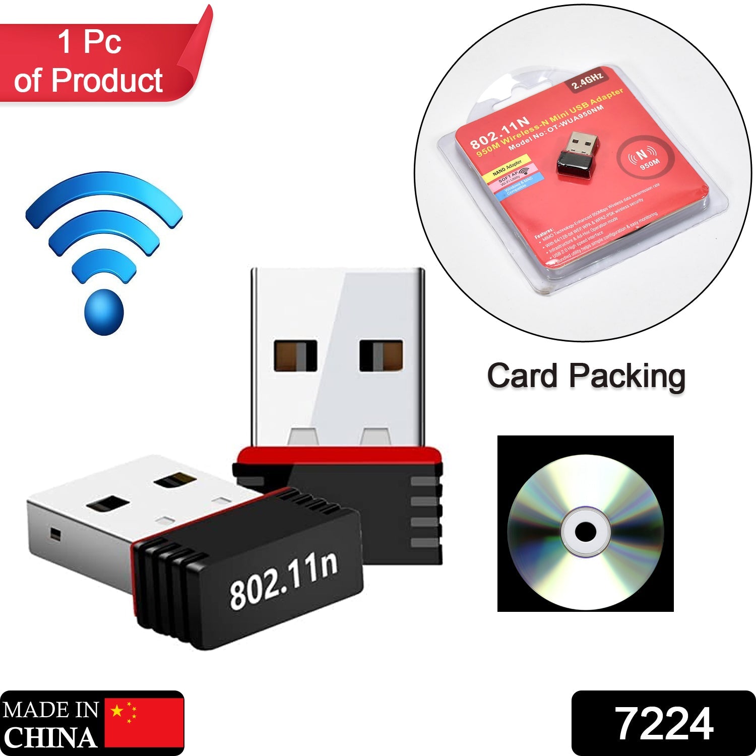 01_e39ec578-dda1-4811-9fab-b573328ccb08.jpg Wireless Mini Wi-Fi Network Adapter with Driver CD for Computer & Laptop - Image 1