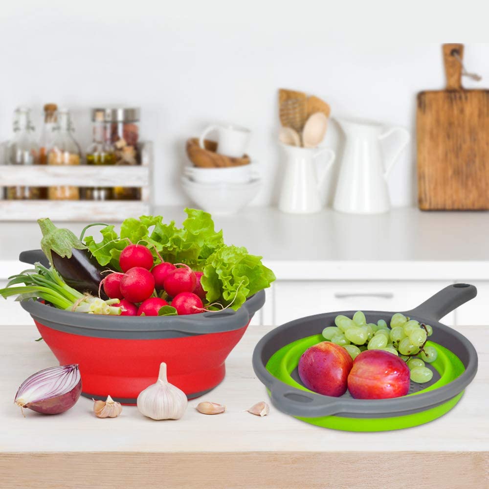02_12c38515-d2a9-4a3b-a559-35308576acd1.jpg Foldable Silicone Colander for Fruit & Veggies - Image 1