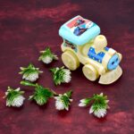 Pull-Rope Racing Train Engine Toy for Kids