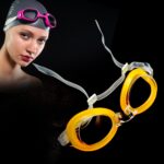 Cute Design Adjustable Swimming GogglesFor Kids Boys, Waterproof (1 Pc )