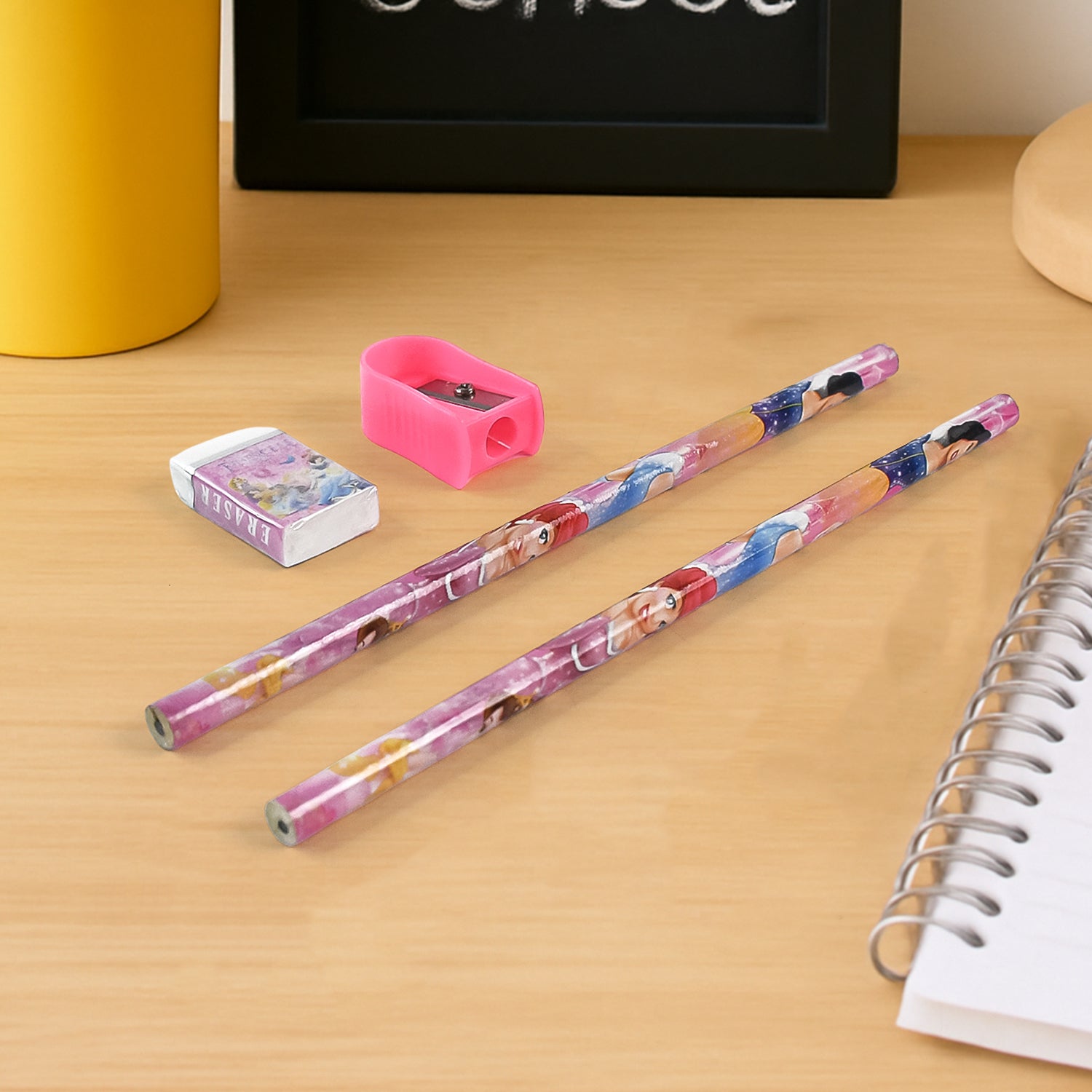 02_568e8a0c-683d-467d-85e5-4a95897f21af.jpg Fun & Functional! 5-in-1 Cartoon Pencil Set for School & Play (5 Pc) - Image 1