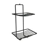 2-Layer Stainless Steel Soap Rack – Bathroom Organizer for Holding Soaps
