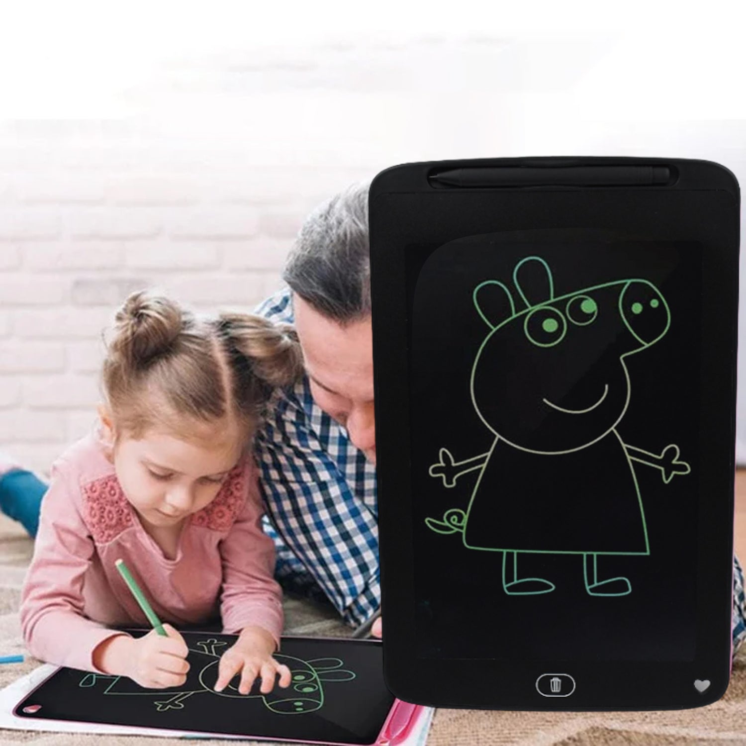 02_62622180-707e-4603-8136-4e5642033f57.jpg Portable LCD Writing Tablet – 12-Inch Digital Notepad for Kids & Notes - Image 1