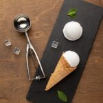 Stainless Steel Premium Quality Ice Cream Serving Spoon Scooper with Trigger Release