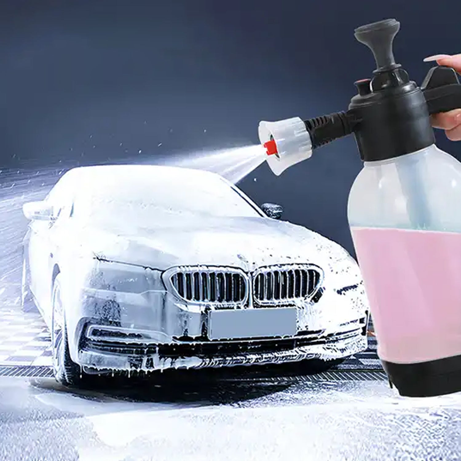 02_a03d3e16-6064-4103-9262-0b6f3b4b61d4.jpg Pressure Sprayer 2 Litres Garden Sprayer Hand Pump Sprayer Foam Sprayer - Image 1