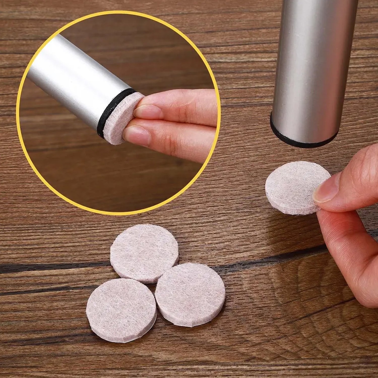 02_b6dc4547-8a99-4c95-bad2-325c98e22d6e.jpg Self-Adhesive Round Cork Coasters - 3.5-inch Mini Wall Tiles & DIY Craft Supplies - Image 1