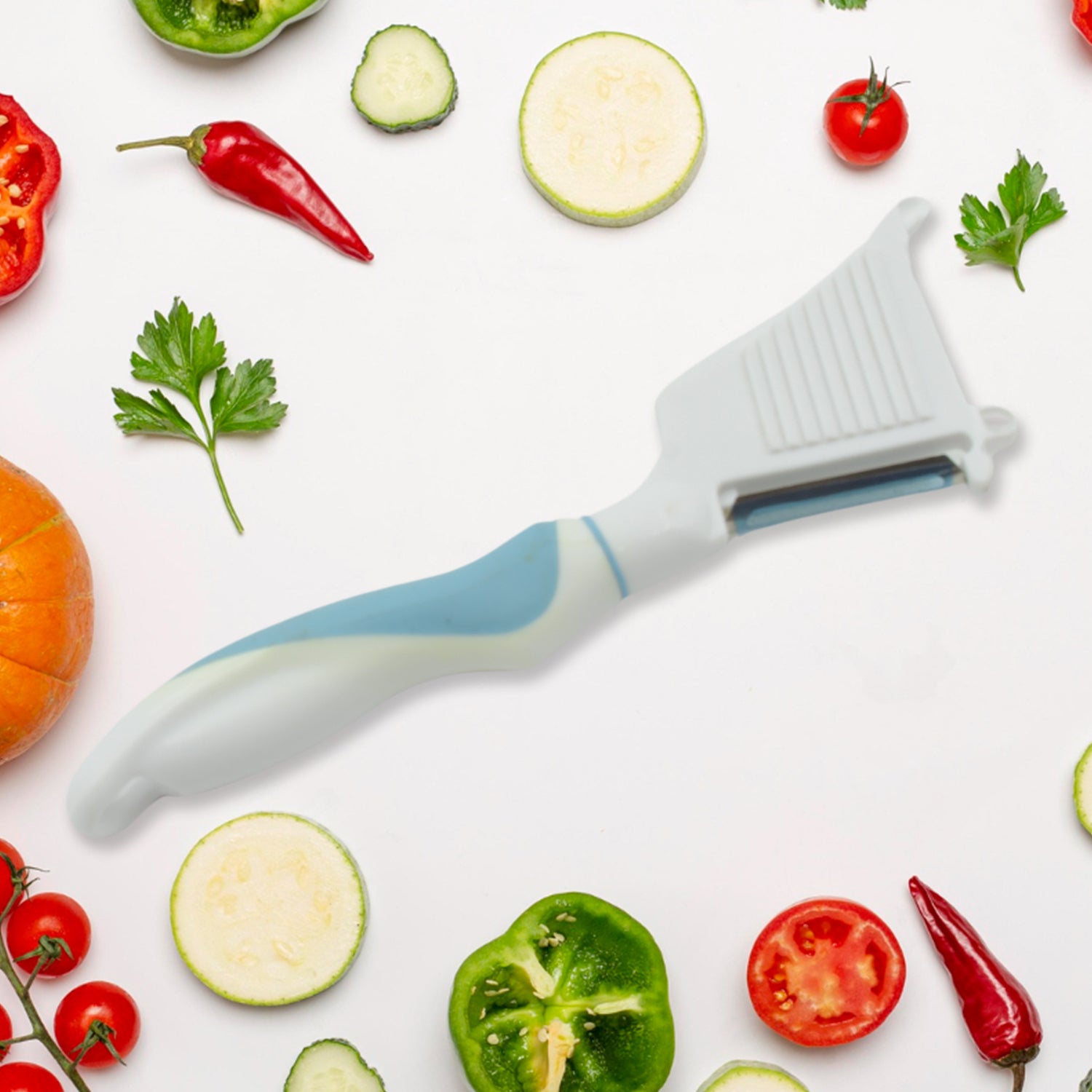 02_d59398e6-1f5b-4a44-bab3-e1053756e903.jpg Multipurpose Peeler Brush – Stainless Steel Peeler with Cleaning Brush (1 Pc) - Image 1