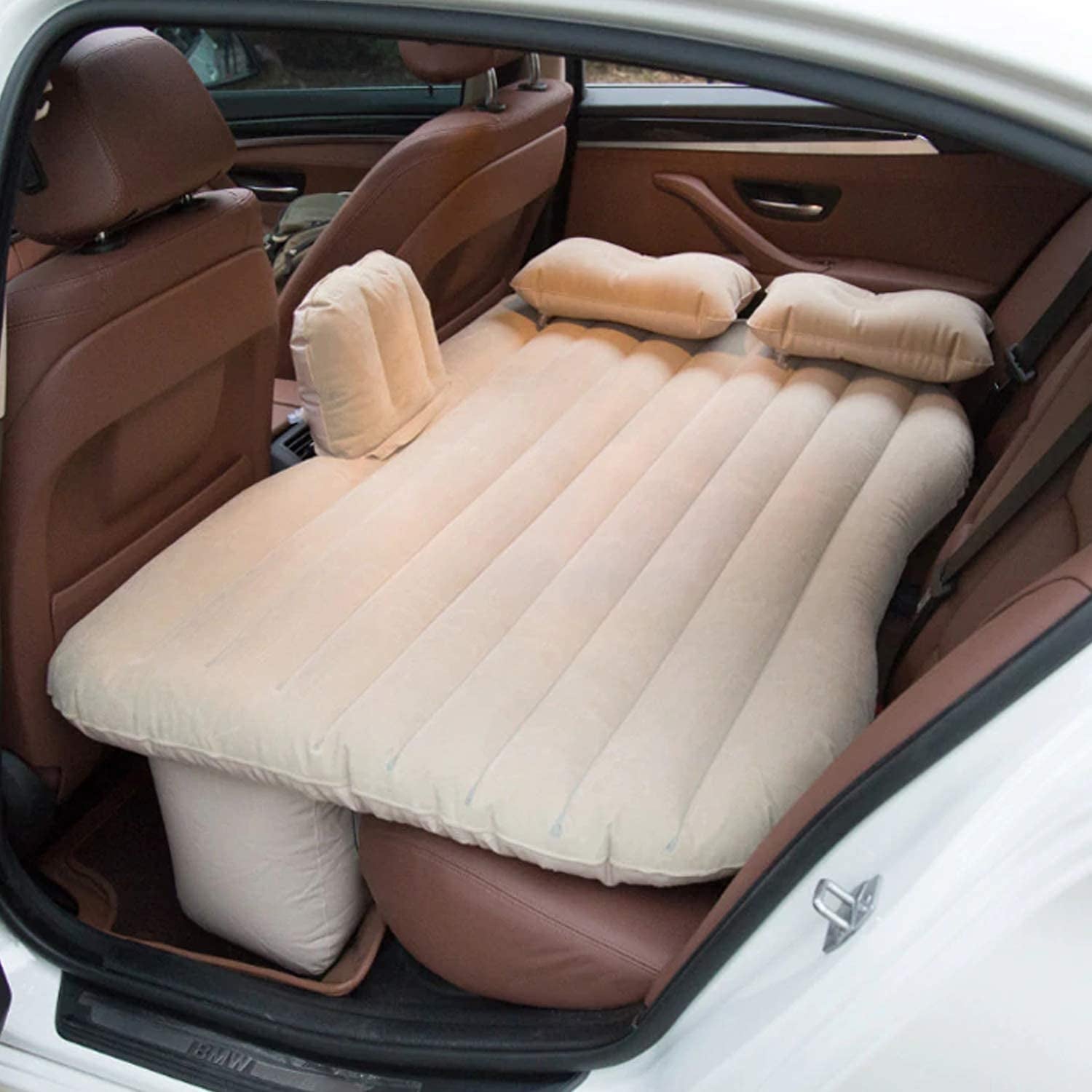 02_e434a21b-e788-4fa9-aba2-536a31f1ef93.jpg Comfy Car Camping: Inflatable Bed with Pillows & Pump (Portable) - Image 1