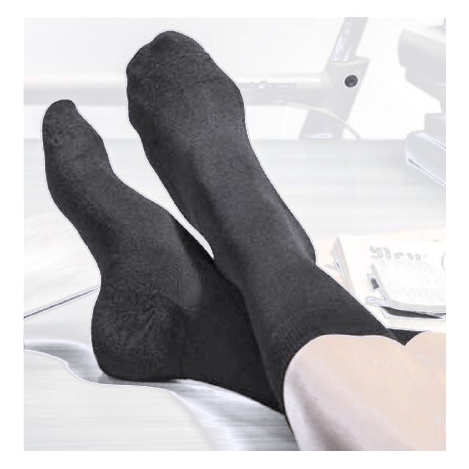 02_e8921a5a-e0c3-4187-bc5c-52c060ac6382.jpg Socks Breathable Thickened Classic Simple Soft Skin Friendly - Image 1