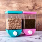 Wall Mounted Cornflakes Pulses Beans Oatmeal Namkeen Dry Food Storage Box1100 ML