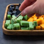 Wood Double Sided Toothpicks with Clear Plastic Storage Box