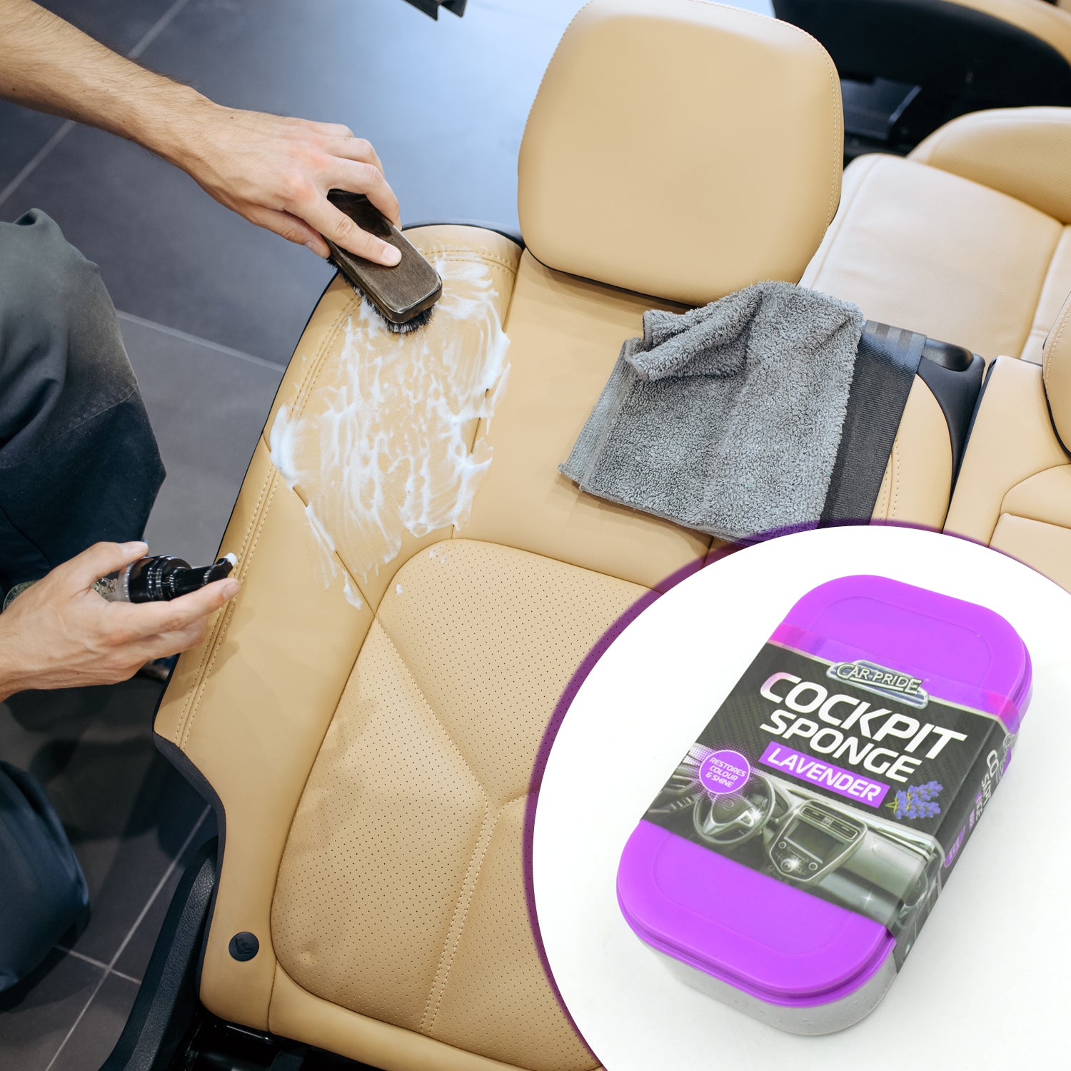 03_6489a27c-f4ee-43a8-bc48-5dd0a2d8691a.jpg Polishing Sponge Cleaning Sponge Foam Perfect for Car Polish - Image 1