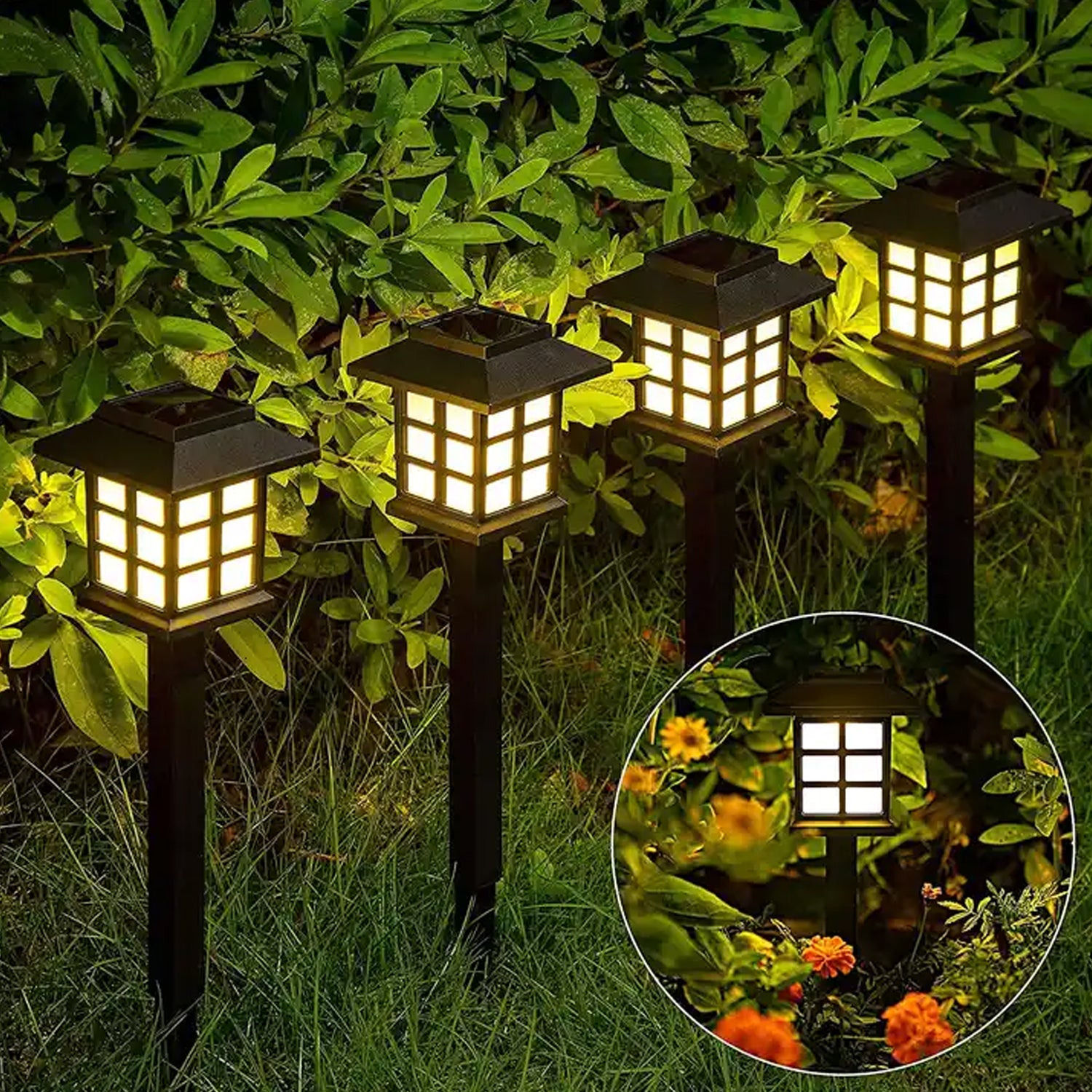 03_9105dd04-6c3f-46bb-a0cd-90946ee40767.jpg Big Solar Outdoor Lights, 6 Pack Waterproof Solar Pathway Lights, 10 Hrs Long-Lasting LED Landscape Lighting Solar Garden Lights, Solar Lights for Walkway Path Driveway Patio Yard & Lawn (6 Pc Set) - Image 1