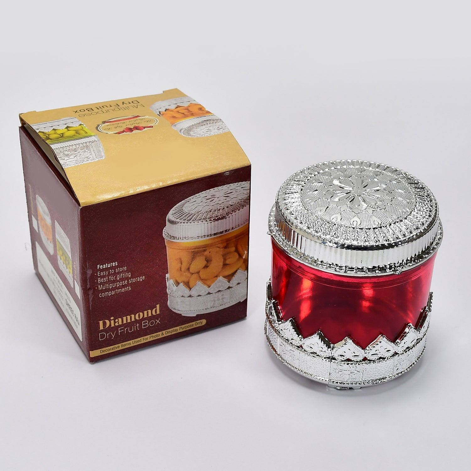 03_a24a7f79-9f2d-4888-9d9a-c51017ab2893.jpg Diamond Design Dry Fruit Storage Box - Image 1
