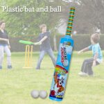 Combo of Light Weight Plastic Bat, Ball & Hockey for Kids