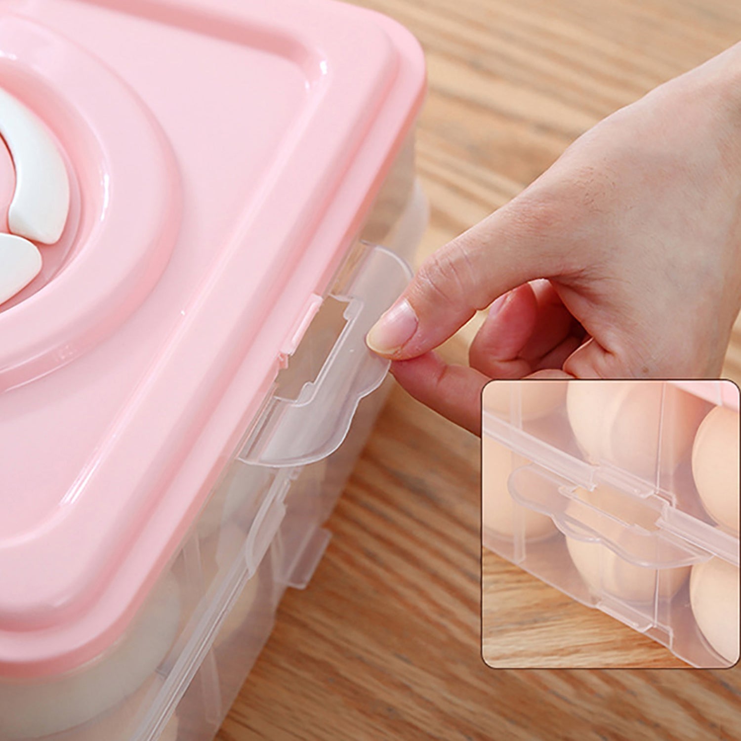 03_ef6fbb3b-d419-4cfa-bfb0-4828fbc62a70.jpg Double Layer Premium 48 Grid Egg Storage Box for Egg Storage Container - Image 1
