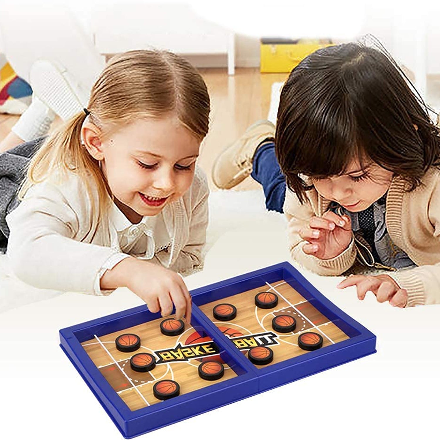 03_f6c32b71-fb45-4a25-8767-7a8bfad3e308.jpg Fast Sling Basketball Puck Game Paced Table Desktop Battle Ice Hockey Game - Image 1
