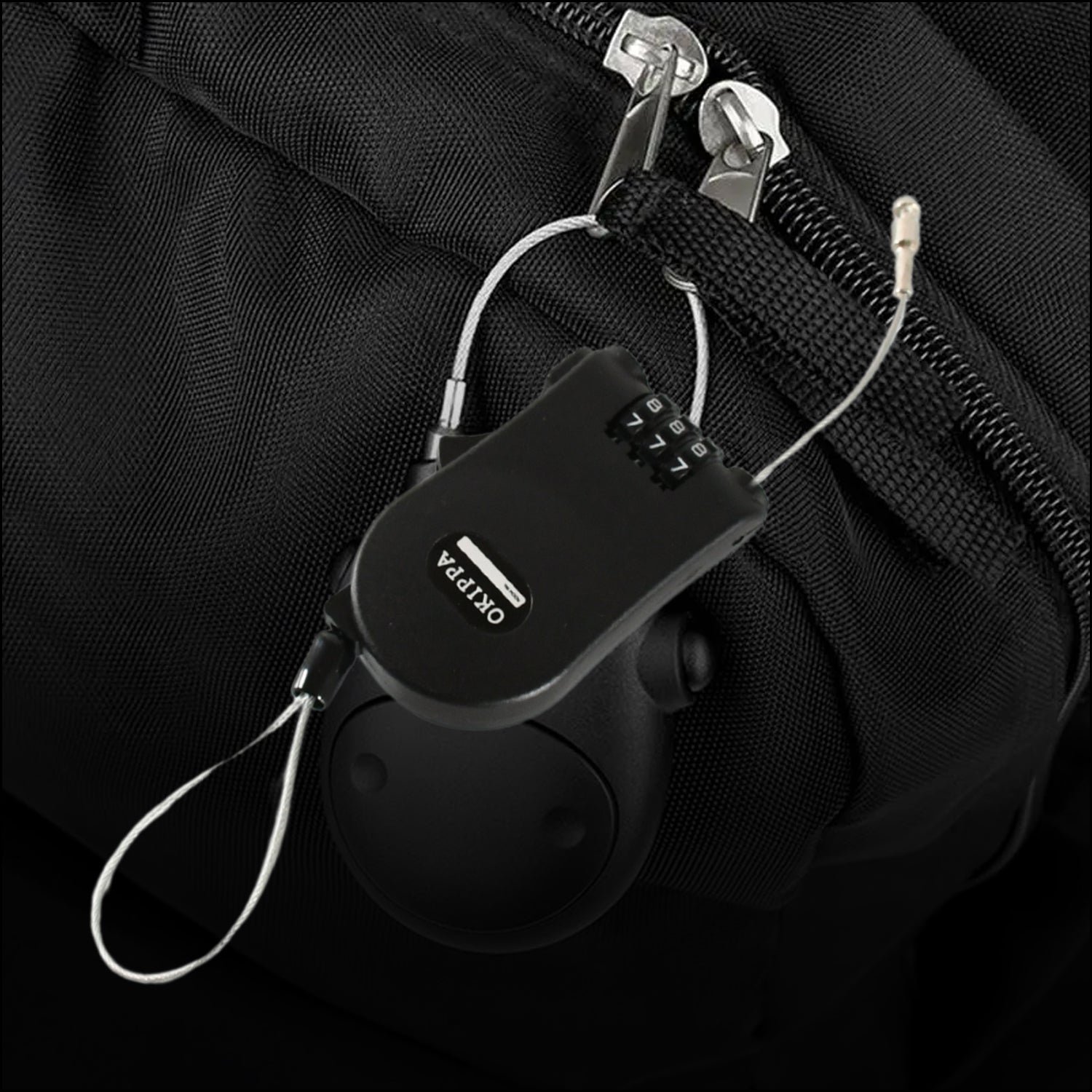 03_f7ad46c9-b563-488e-b037-d21fc40bb9df.jpg Multifunctional Cable Lock with Number Code Retractable Wire Lock Shell Combination - Image 1