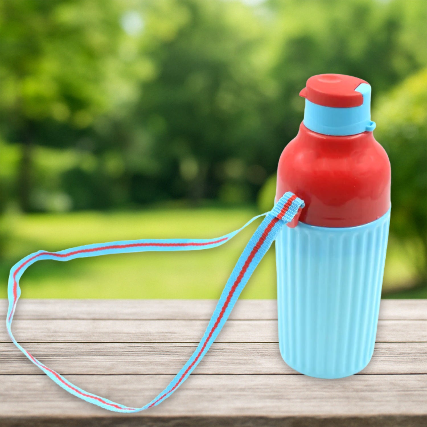 0400_cool_campash_bottle_500ml_n316.jpg Plastic Sports Insulated Water Bottle with Dori Easy to Carry High Quality Water Bottle, BPA-Free & Leak-Proof! for Kids' School, For Fridge, Office, Sports, School, Gym, Yoga (1 Pc / 500ML) - Image 1