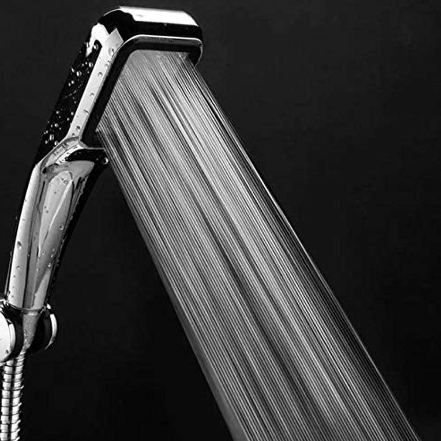 04_0f76f538-a964-4c04-be72-55977821683c.jpg High Pressure Shower Head 300 Holes Handheld Powerful Booster Spray for Bathroom - Image 1