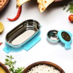 Ganesh Stainless Steel Lunch Box & Container Set of 2