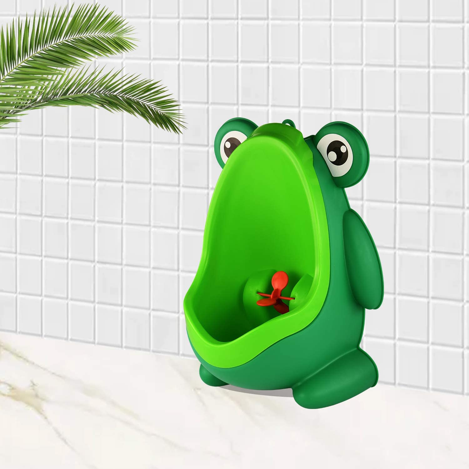 04_7676be68-3791-4cee-a626-439a3e6a2cf8.jpg Cute Frog Standing Potty Training Urinal for Boys - Toilet with Funny Aiming Target - Image 1
