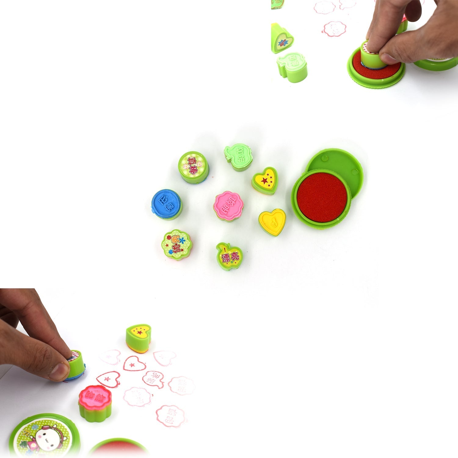 04_8b7b4e4c-bc51-4f35-8468-386287e45296.jpg 9 Pc Stamp Set for Kids, Play & Fun - Image 1