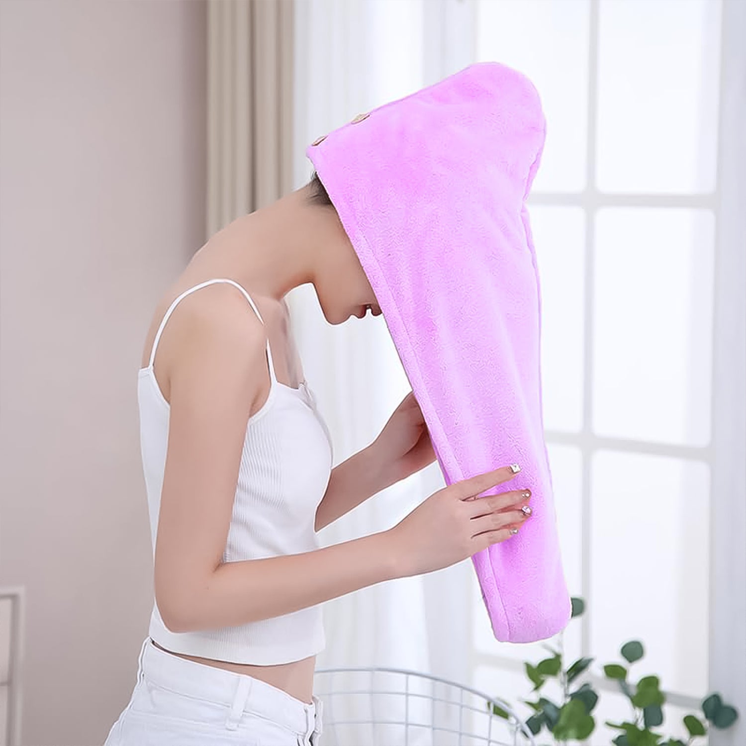 04_953a4c17-abaa-4a4d-aa8a-72bce2b6e3b1.jpg Quick Turban Hair-Drying Absorbent Microfiber Towel (1 Pc / Mix Design) - Image 1