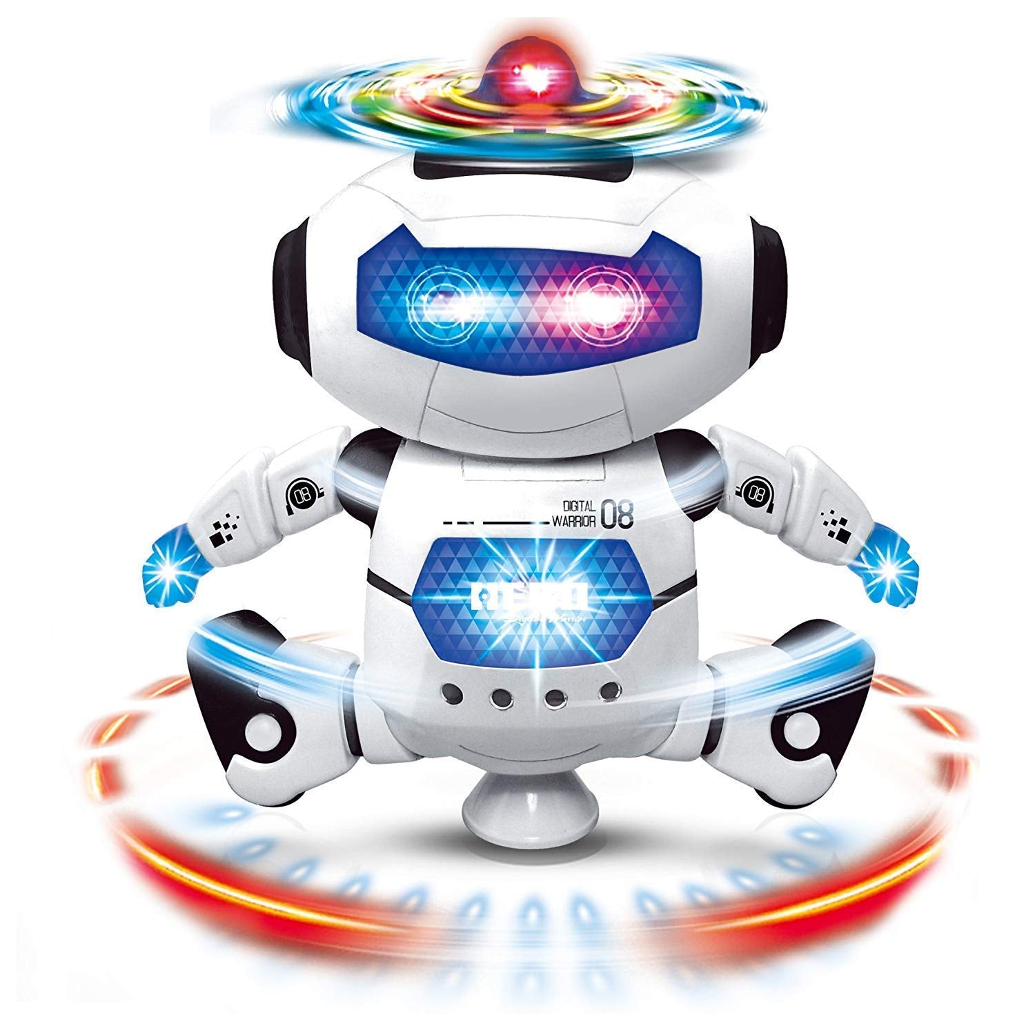 04_ac02564a-677b-4442-8a09-f7034229e0df.jpg Dancing Robot with 3D Lights and Music. - Image 1