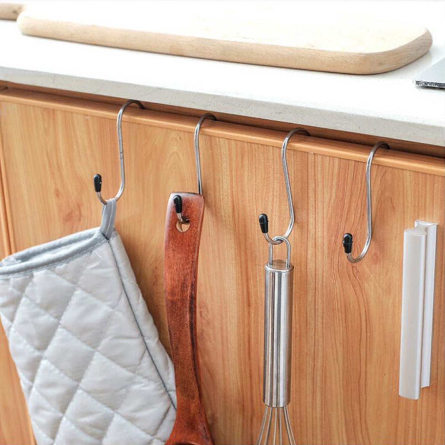 04_c26c57ee-d53a-41c9-9bf5-03712afe1b4b.jpg S-Shaped Hanging Hooks for Kitchen & Home Use – Strong Metal Hooks (6 Pc Set) - Image 1
