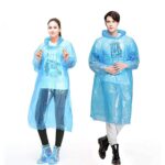 Plastic pocket sized Raincoat, Reusable Free Size Raincoat