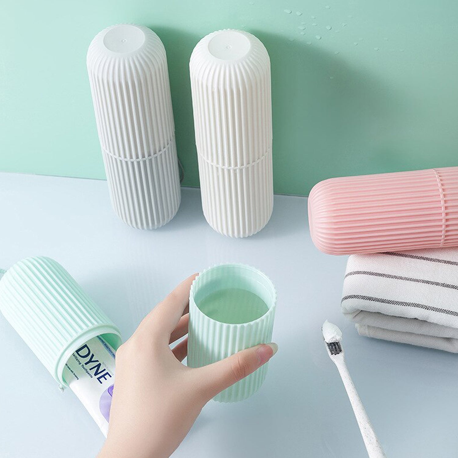 04_e513491e-5d88-45c2-971b-018cd0e83ebc.jpg Capsule Shape Multipurpose Travel Storage Bottle - Image 1