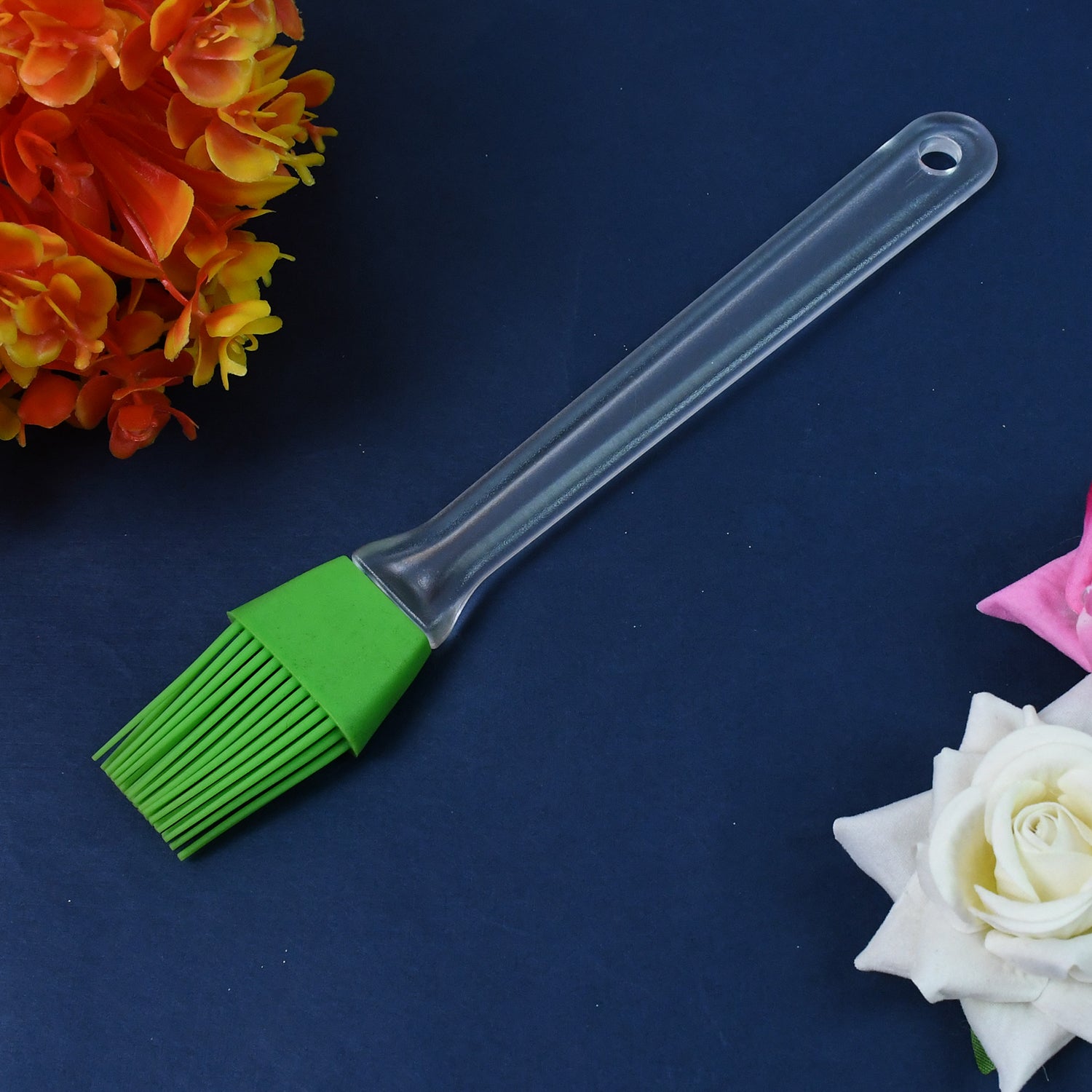 04_e53cef27-0703-437d-b8c0-26d6633bb554.jpg Silicone Spatula and Pastry Brush Special Brush for Kitchen Use (1 Pc / 23 Cm) - Image 1