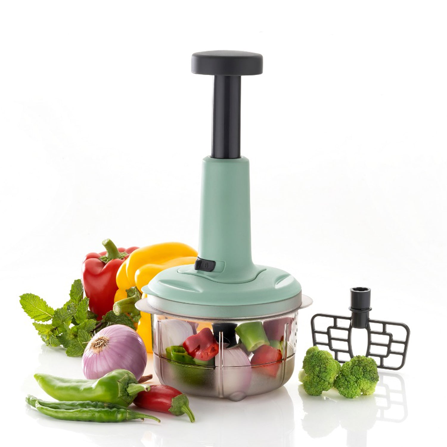 05_6209e3d2-bb42-4e24-9391-5eb8fdafc147.jpg 2-in-1 Push Chopper 800ml with Stainless Steel Blade for Quick Food Prep - Image 1
