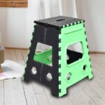 1pc 18inch Folding Stool Adults and Kids, Also For Kitchen Stepping With (Brown Box)