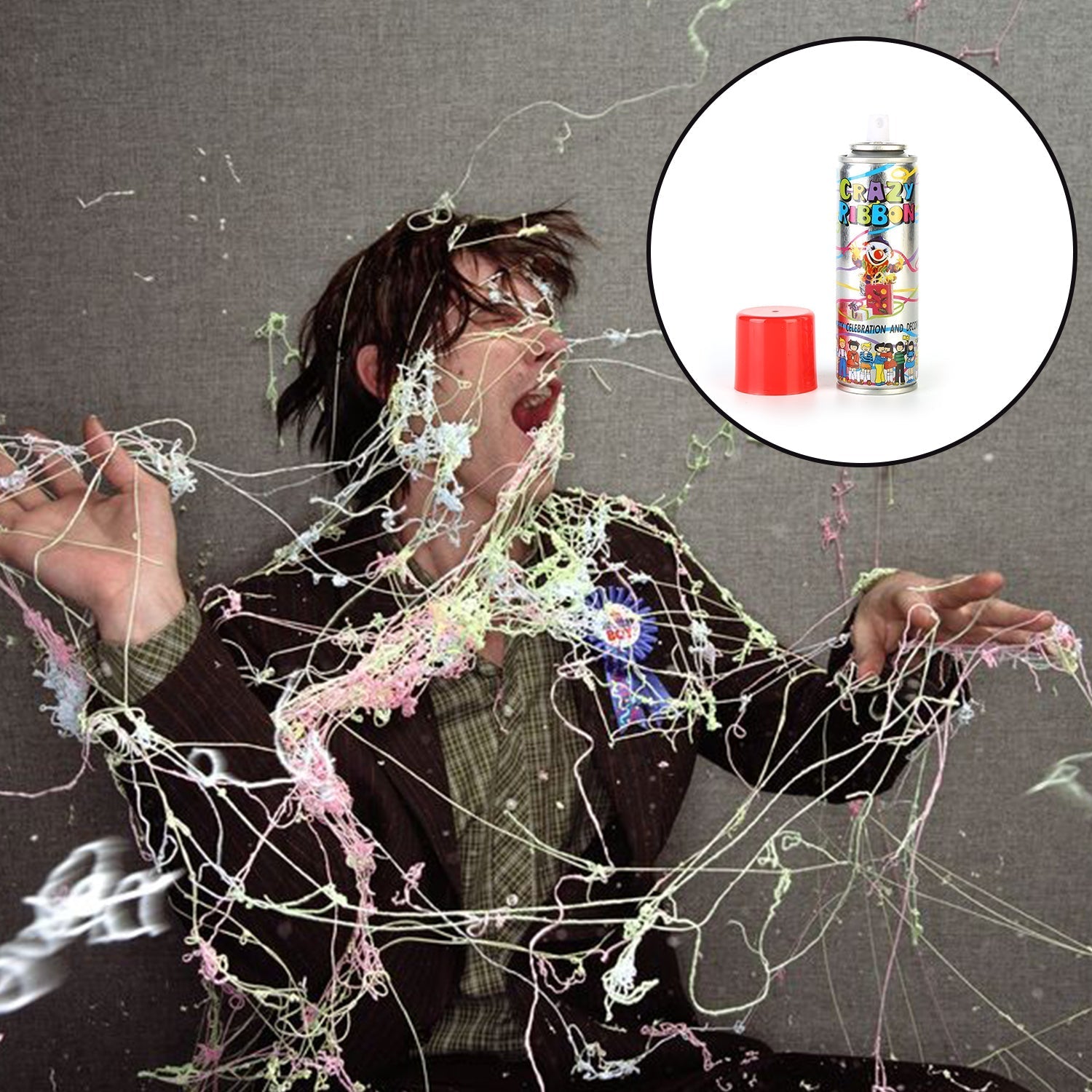 05_ab818785-1edd-4e64-94a6-64455166d90c.jpg Party Crazy Ribbon Spray for Parties and Get-Togethers - Image 1