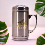 DOUBLE STAINLESS STEEL MUG BOTTLE FOR TRAVEL, HOME, OFFICE, SCHOOL 400ML, Tumbler