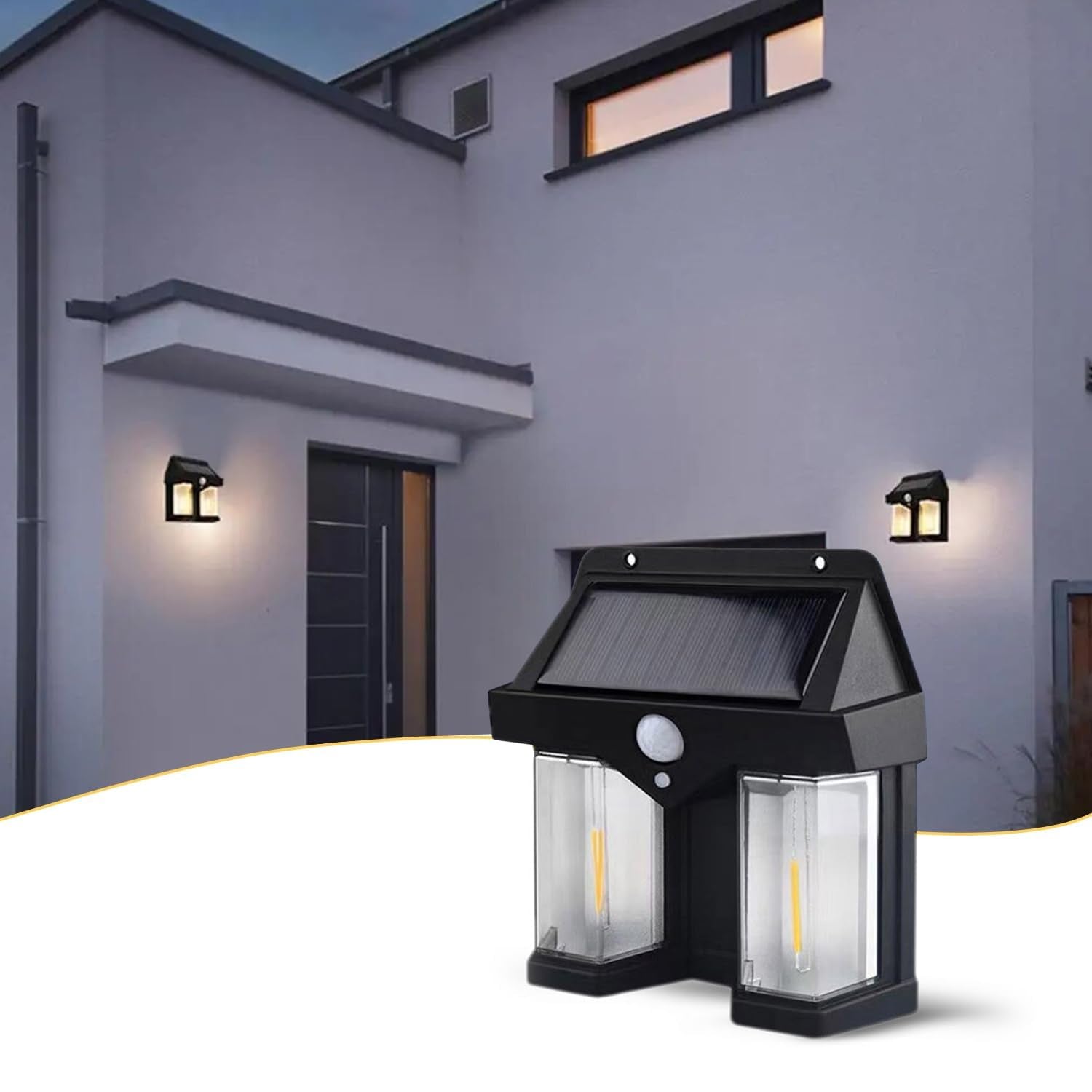 05_dc899697-981e-4a58-8f7a-6ce31fee3255.jpg Outdoor Solar Wall Lamp Waterproof High Quality Induction Garden Night Lamp 1 Pc - Image 1