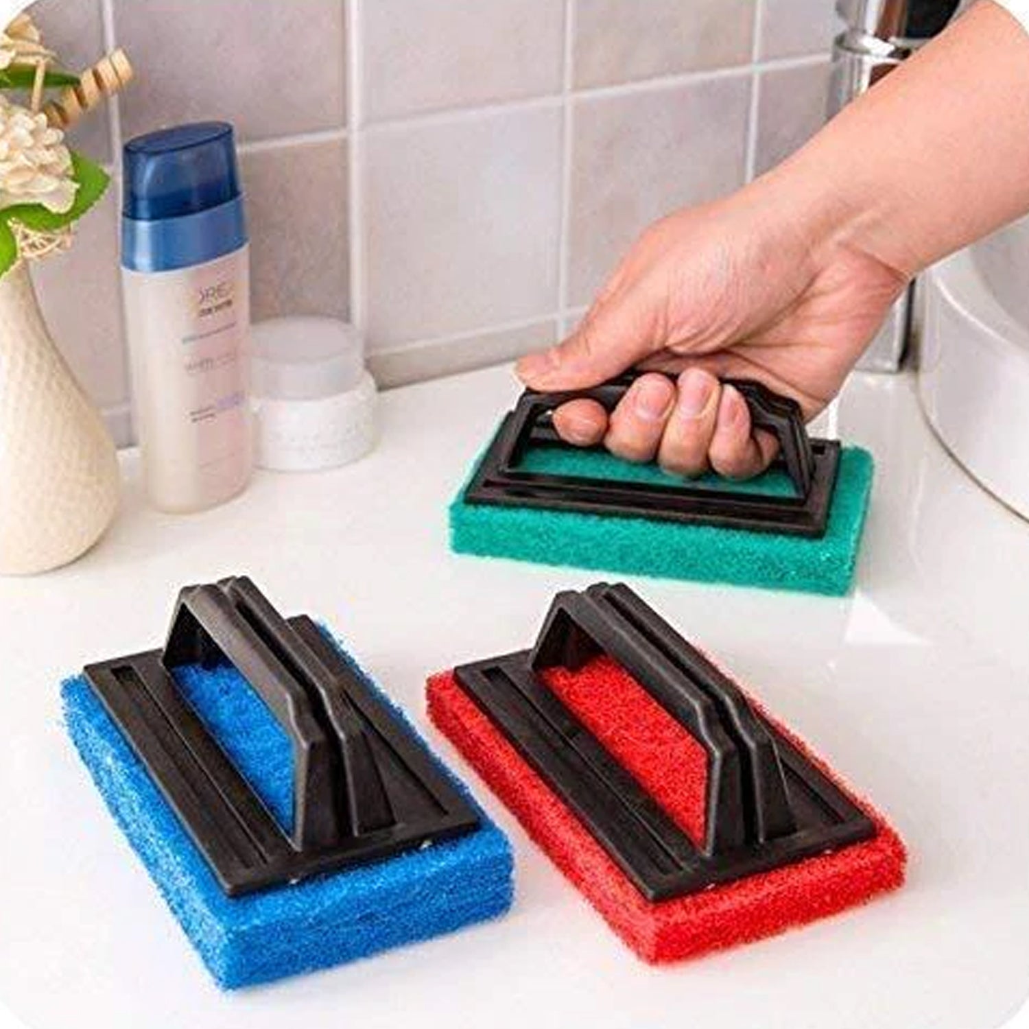 05_e80b7dc9-2a9b-4c9b-a01e-cd02b52514be.jpg Handle Scrubber Brush widely used by all types of peoples for washing utensils - Image 1