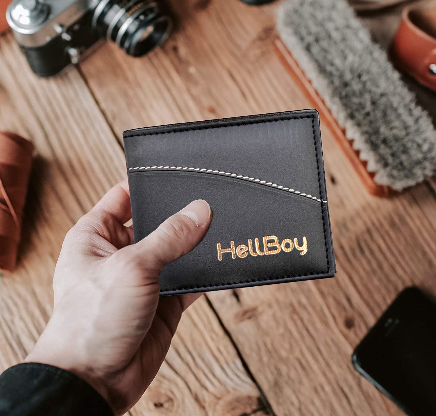 06_02fb7eb4-0432-4c6d-8e10-b9eefbad06aa.jpg Mens Leather Wallet / Leather Wallet for Men - Image 1